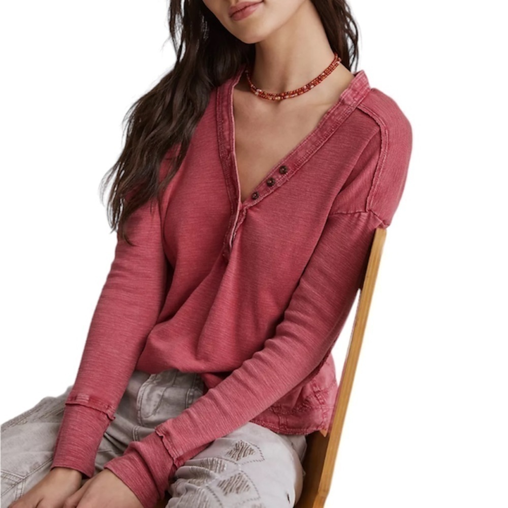 Anthropologie‎ Pilcro | Women’s Henley Swing Top Size XS